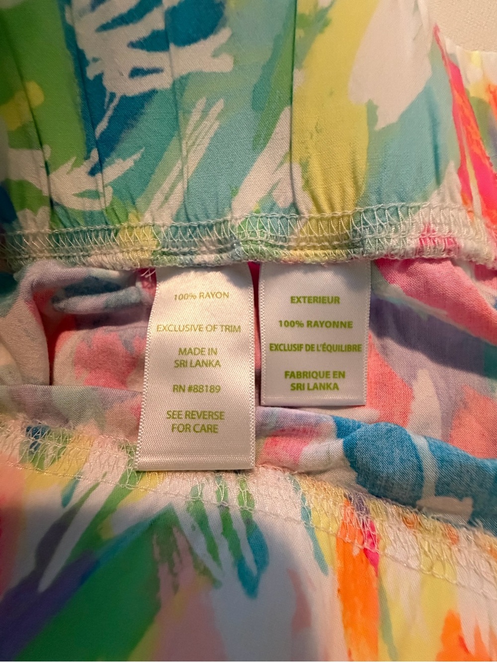 Lilly Pulitzer Bal Harbour Palazzo Pants Sparkling Sands Print Sz XS Resortwear - Picture 11 of 12